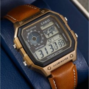 casio AE FRESH BROWN COLOUR